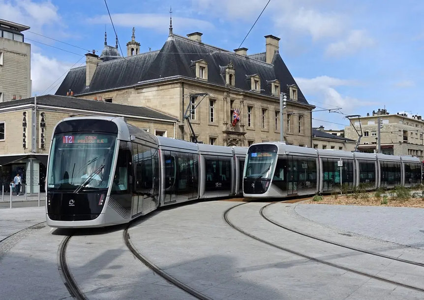 Maître d'œuvre des extensions du tramway de Caen, Egis poursuit son implantation dans l'ouest de la France